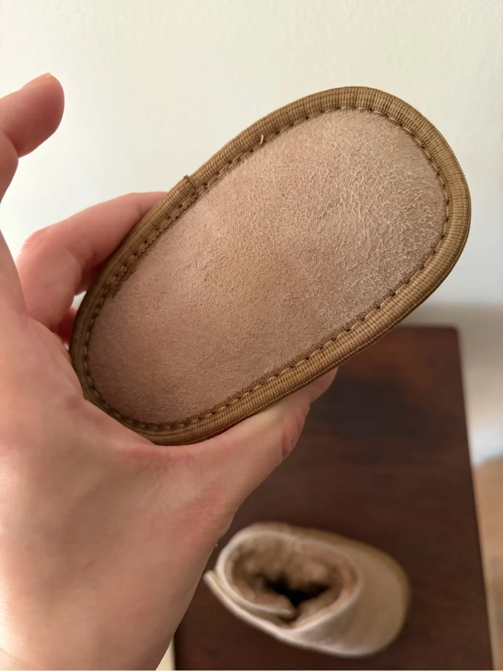 Baby Sheepskin Booties in Tan -similar to UGGs